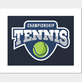 Tennis design Posters and Art